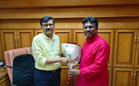 दिनांक 26/10/2023 रोजी सन्माननीय श्री संजय राऊत साहेब यांची सामना कार्यालय भेट