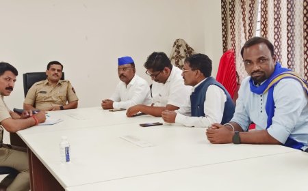 डॉ. बाबासाहेब आंबेडकर पुतळ्याच्या दोषांवरून भीमसैनिक विलास रुपवते यांचा आत्मदहनाचा इशारा